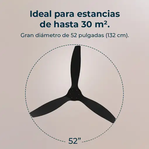 Ventiladores techo Negro CECOTEC