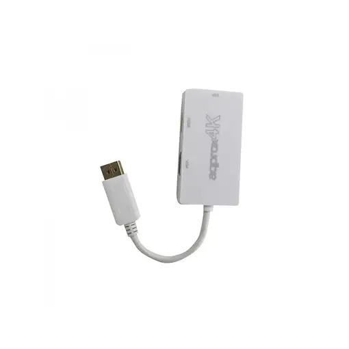 Approx appC37 DisplayPort VGA + HDMI + DVI Blanco