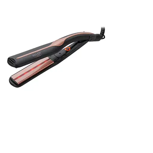 Adler AD 2318 Utensilio de peinado Plancha de pelo Caliente Negro, Coral 120 W
