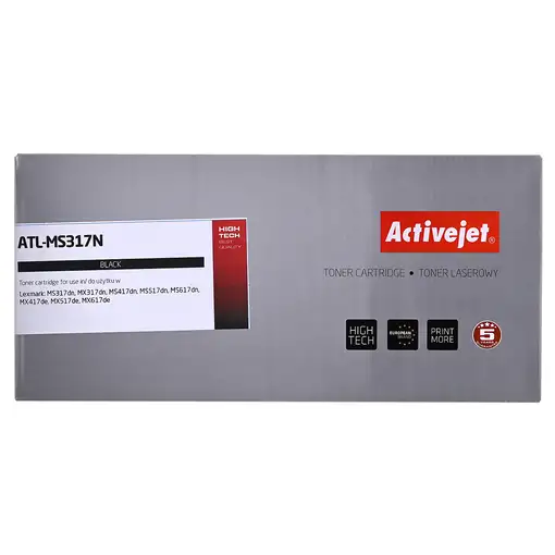 Activejet Tóner ATL-MS317N para Lexmark; recambio Lexmark 51B2000, Supreme; 2500 p