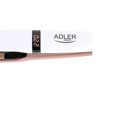 Adler AD 2321 Utensilio de peinado Plancha de pelo Vapor Rojo 45 W 1,83 m