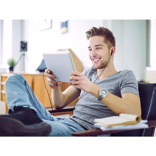 JVC HA-FR9UC Auriculares Alámbrico Dentro de oído Llamadas/Música USB Tipo C Negro