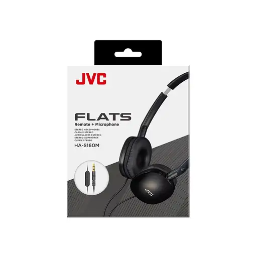 JVC HA-S160M Auriculares Alámbrico Diadema Llamadas/Música Negro