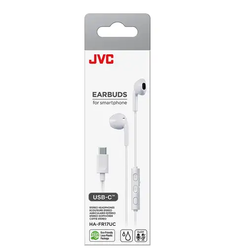 JVC HA-FR17UC Auriculares Alámbrico Dentro de oído Llamadas/Música USB Tipo C