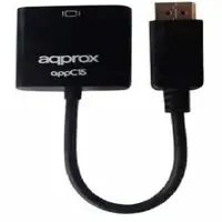 Approx appC15 VGA (D-Sub) DisplayPort Negro