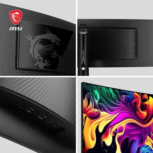 MSI MPG 491CQPDE QD-OLED pantalla para PC 124,5 cm (49") 5120 x 1440 Pixeles Dual