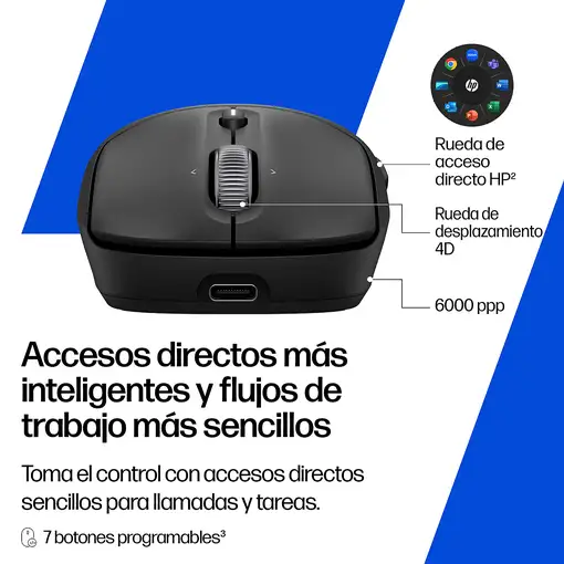 HP Ratón inalámbrico recargable 705