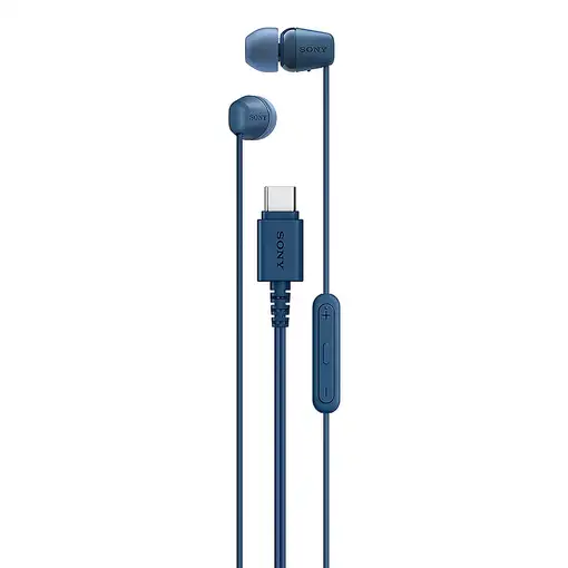 Sony IER-EX15C Auriculares Alámbrico Dentro de oído Llamadas/Música USB Tipo C Azu