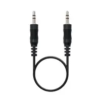 Nanocable Cable audio estéreo, Jack 3.5/M-Jack 3.5/M, negro, 20m
