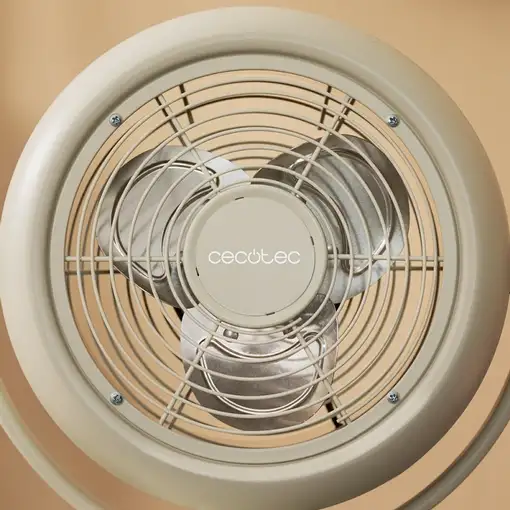 Cecotec Ventilador de sobremesa EnergySilence 800 RetroDesk Beige