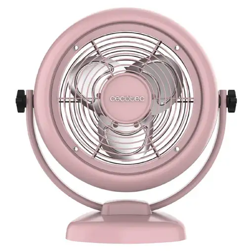 Cecotec Ventilador de sobremesa EnergySilence 800 RetroDesk Pink