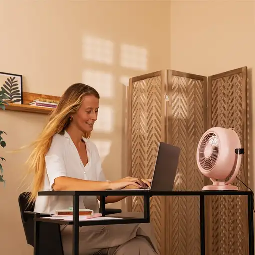Cecotec Ventilador de sobremesa EnergySilence 800 RetroDesk Pink
