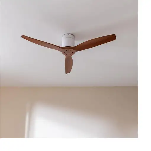 Ventilador de techo 40W, EnergySilence Aero 5400 Classic White&DarkWood CECOTEC