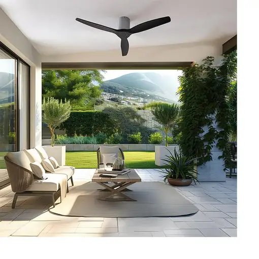 Ventilador de techo EnergySilence Aero 5500 Aqua IronBlack Connected CECOTEC