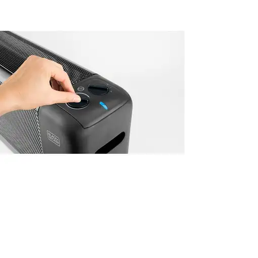 Black & Decker BXMRA1500E calefactor eléctrico Negro 1500 W