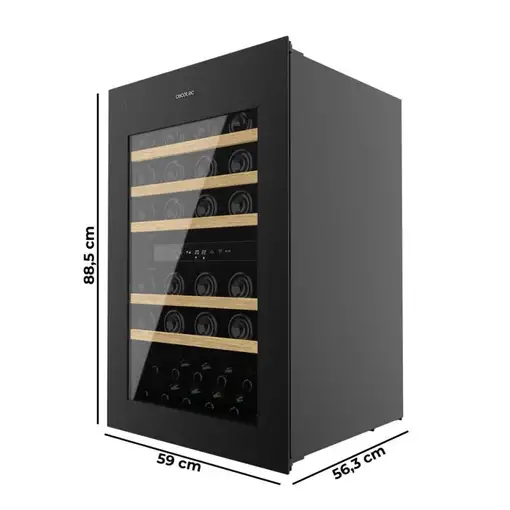 Cecotec Vinoteca integrable Bolero GrandSommelier Duo 57000 Touch Compressor