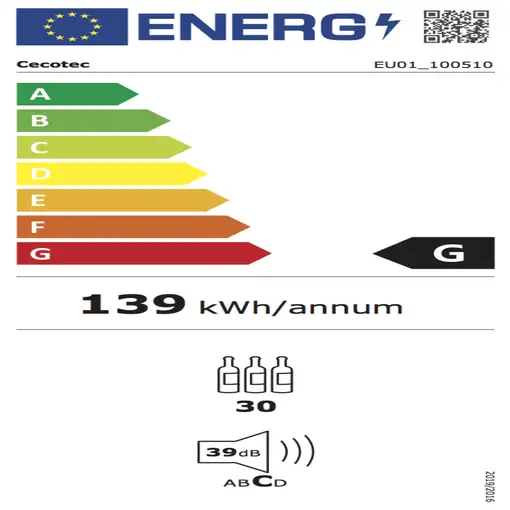 Cecotec Vinoteca Bolero GrandSommelier Origin Duo 30 Hit Black
