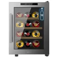 Cecotec Bolero GrandSommelier 1255 CoolWood Nevera de vino Integrado Acero inoxida