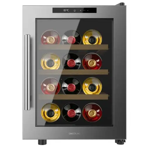 Cecotec Bolero GrandSommelier 1255 CoolWood Nevera de vino Integrado Acero inoxida