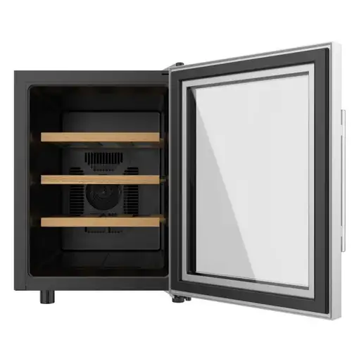 Cecotec Bolero GrandSommelier 1255 CoolWood Nevera de vino Integrado Acero inoxida