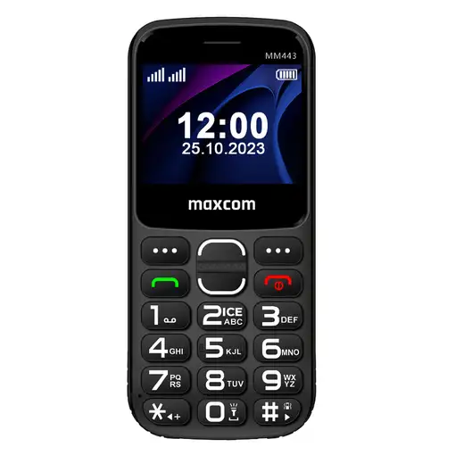 Telefonía móvil Comfort Negro MAXCOM