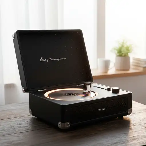 Reproductor de CD Boogie Black PRIXTON con Bluetooth