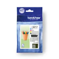 Brother LC3217VALDR cartucho de tinta 4 pieza(s) Original Negro, Cian, Magenta, Am