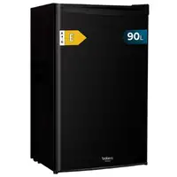 Frigorífico 1 puerta negro, 48,7cm alto 90L, Bolero CoolMarket TT 90 Black CECOTEC