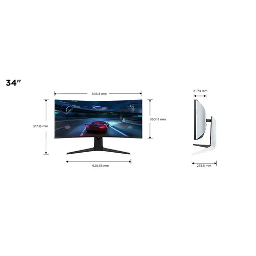 TCL R83 34R83Q pantalla para PC 94 cm (37") 3440 x 1440 Pixeles UltraWide Quad HD
