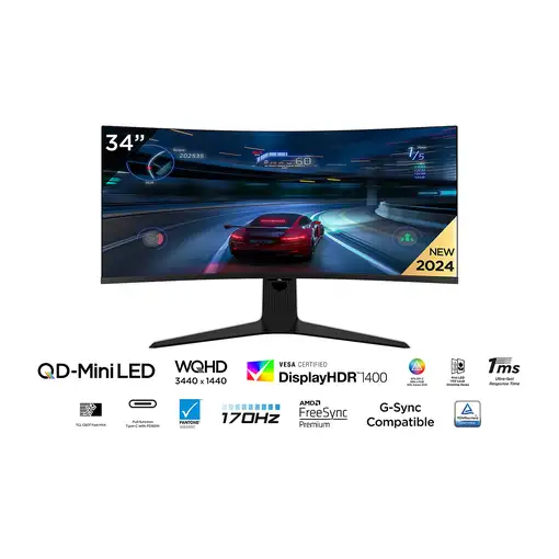 TCL R83 34R83Q pantalla para PC 94 cm (37") 3440 x 1440 Pixeles UltraWide Quad HD