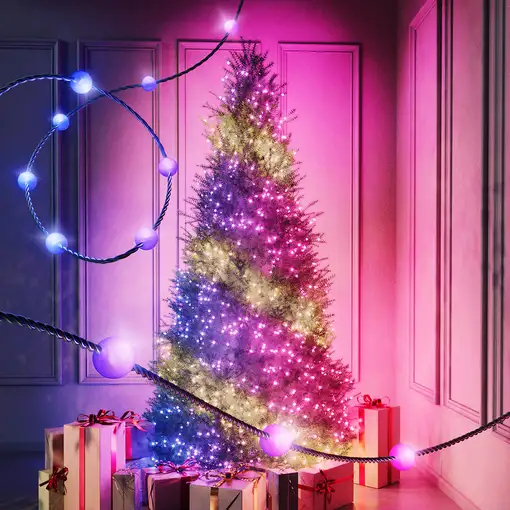 Twinkly Strings USB-C Pearls Tira de luz inteligente Wi-Fi/Bluetooth