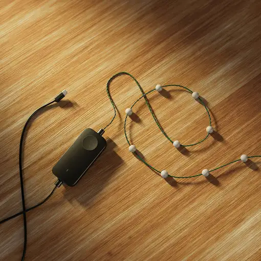 Twinkly Strings USB-C Pearls Tira de luz inteligente Wi-Fi/Bluetooth