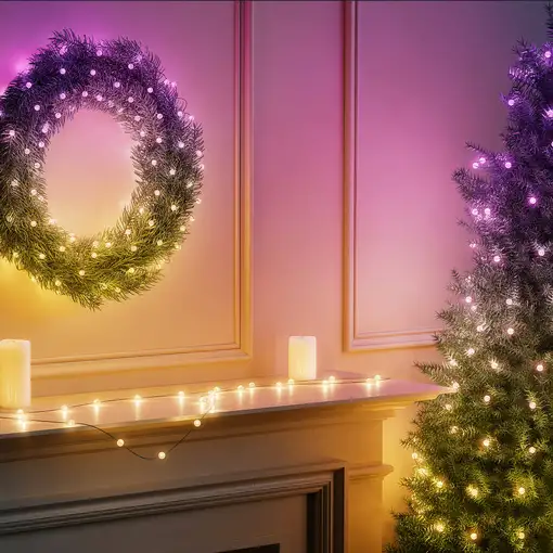 Twinkly Strings USB-C Pearls Tira de luz inteligente Wi-Fi/Bluetooth