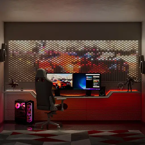 Twinkly Matrix Luz de suspensión inteligente Wi-Fi/Bluetooth