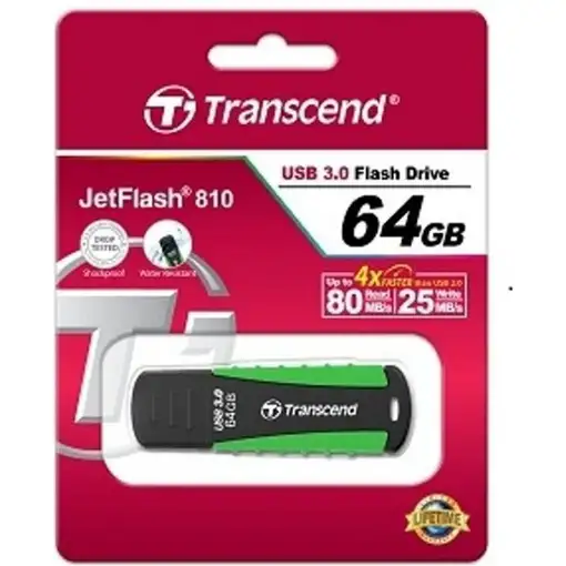 Transcend JetFlash 810 64GB USB 3.0 unidad flash USB USB tipo A 3.2 Gen 1