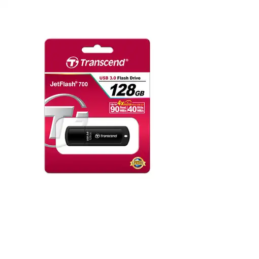 Transcend JetFlash 700 unidad flash USB 128 GB USB tipo A 3.2 Gen 1 (3.1 Gen 1)