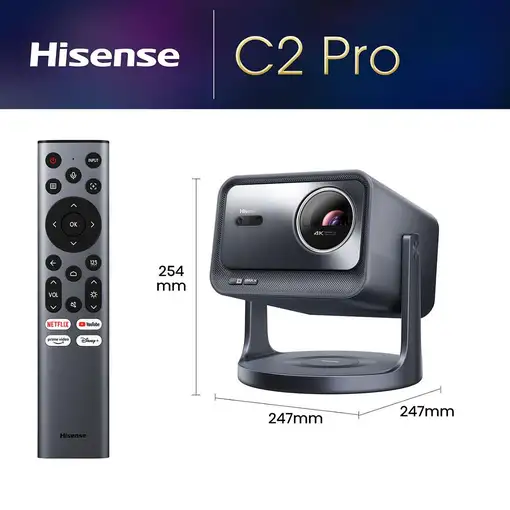 Hisense C2 Pro 2600 lúmenes ANSI UHD 4K (3840x2160) Gris