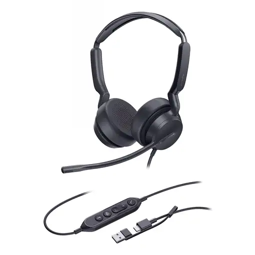 Yealink UH42 Dual Teams USB-C/A Auriculares Alámbrico Diadema