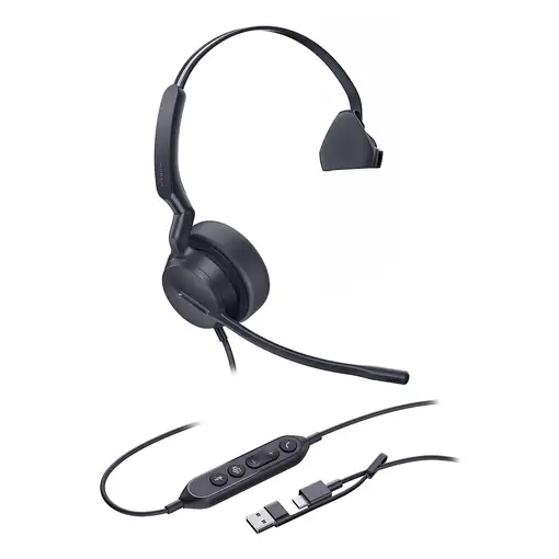 Yealink UH42 Mono Teams USB-C/A Auriculares Alámbrico Diadema