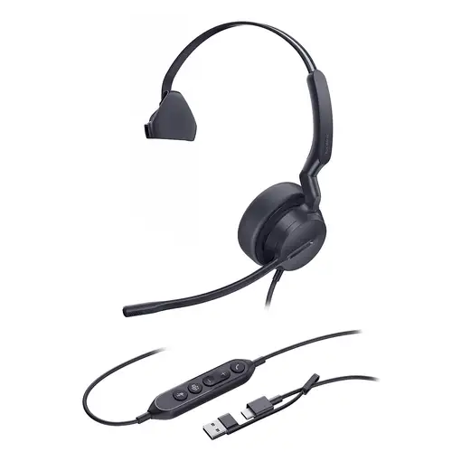 Yealink UH42 Mono Teams USB-C/A Auriculares Alámbrico Diadema