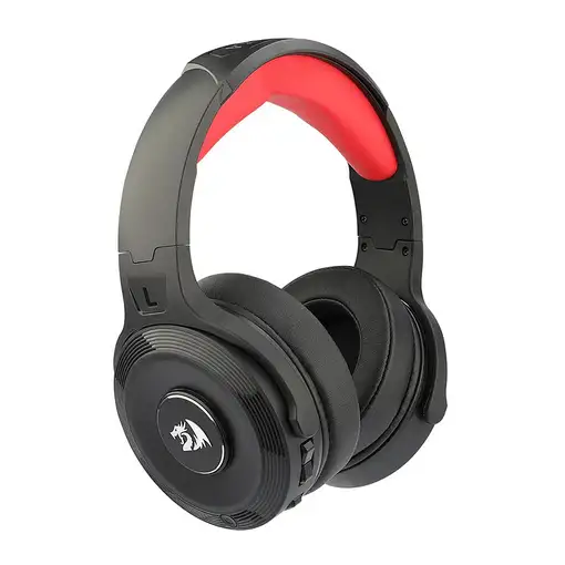REDRAGON H818 Pelops Auriculares Inalámbrico y alámbrico Diadema Juego Negro, Rojo