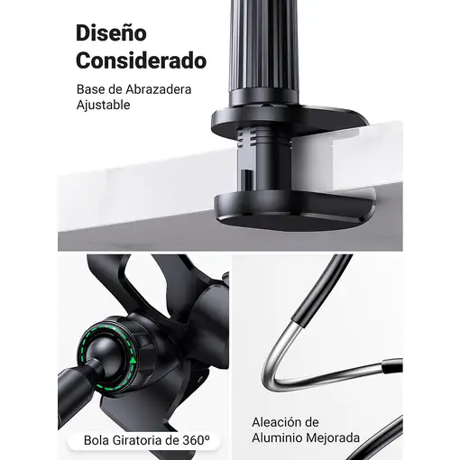 Ugreen 80906 soporte Soporte pasivo Teléfono móvil/smartphone Negro