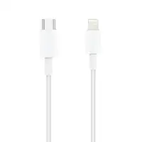 TooQ 10.10.0601 cable de conector Lightning 1 m Blanco