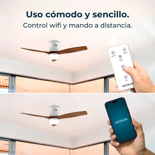 Ventiladores techo Madera CECOTEC