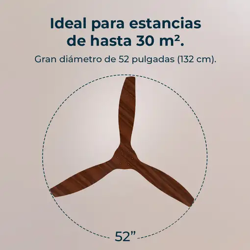 Ventiladores techo Madera CECOTEC