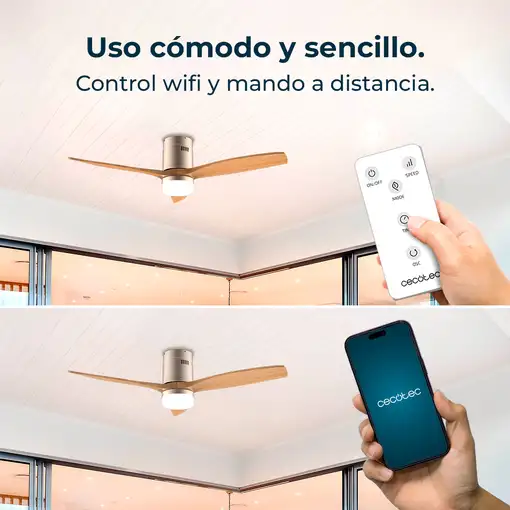 Ventiladores techo Madera CECOTEC
