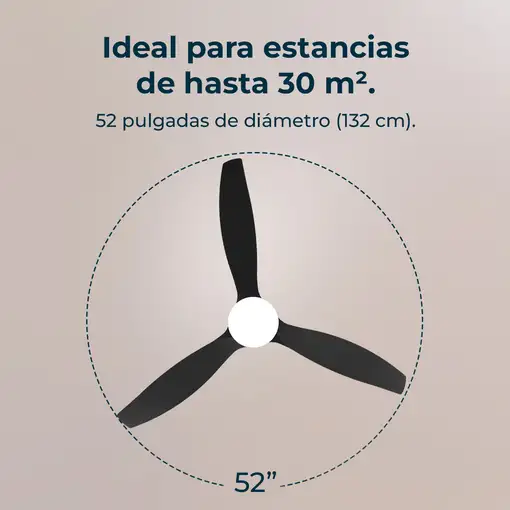 Ventiladores techo Negro CECOTEC