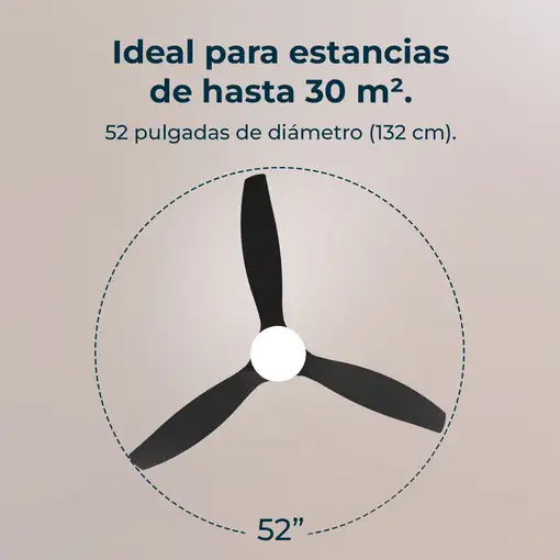 Ventiladores techo Negro CECOTEC