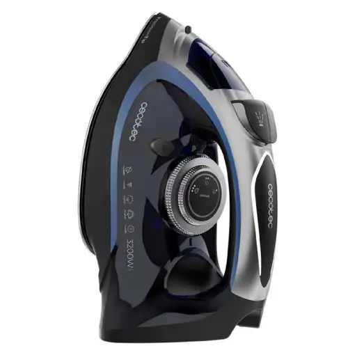 Plancha vapor-seco suela antiadherente 3200 W Azul A90_EU01_001871 CECOTEC