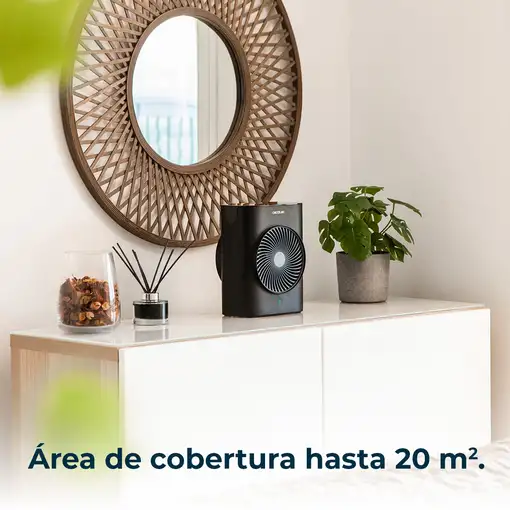 Cecotec ReadyWarm 2070 Max Force Smart Interior Negro 2000 W Ventilador eléctrico